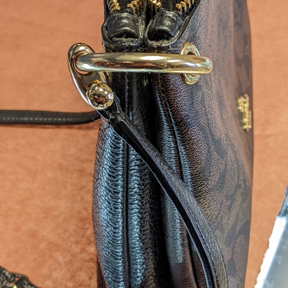 Coach Brown Signature Clutch - Picture 7 of 12